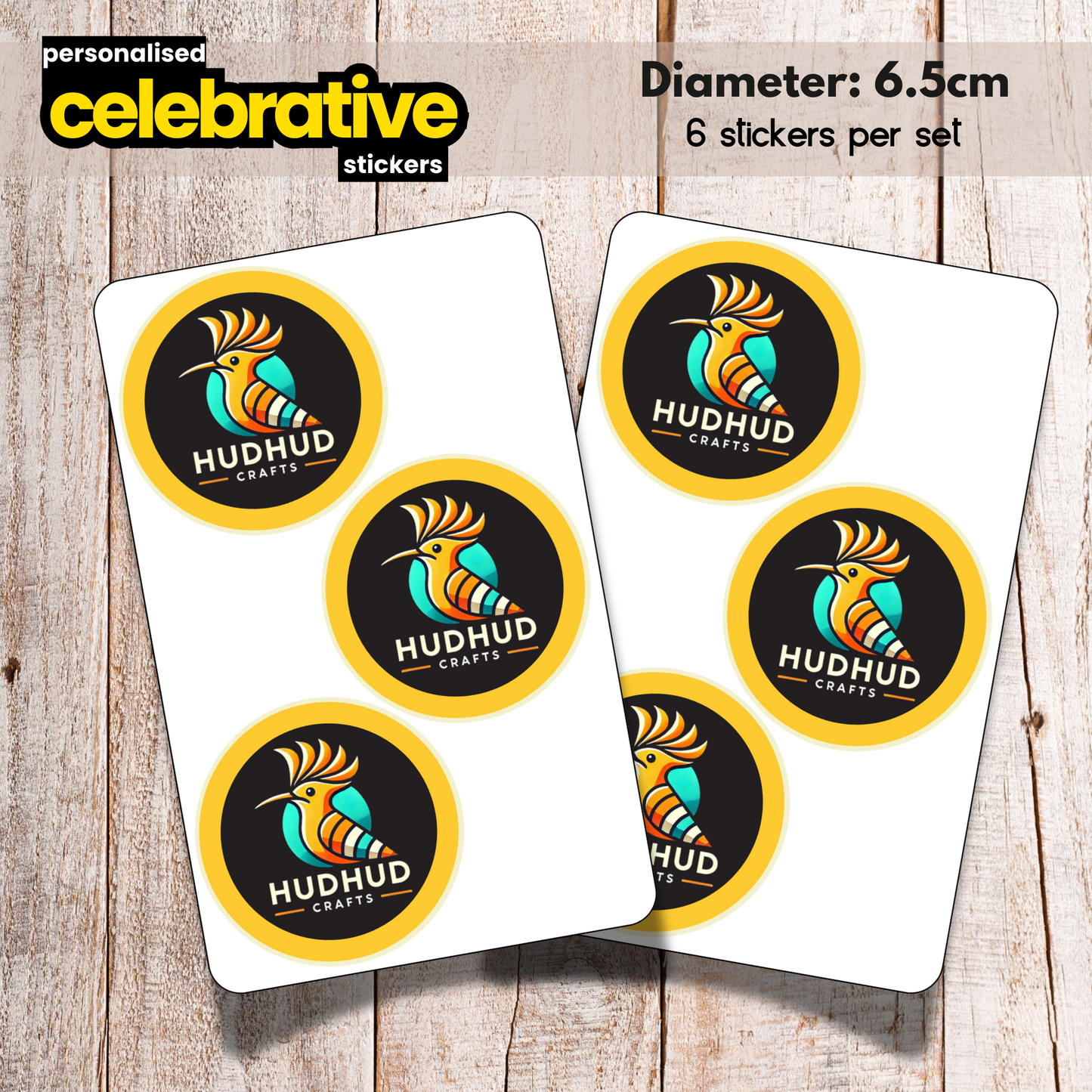 Personalised Birthday Age Stickers